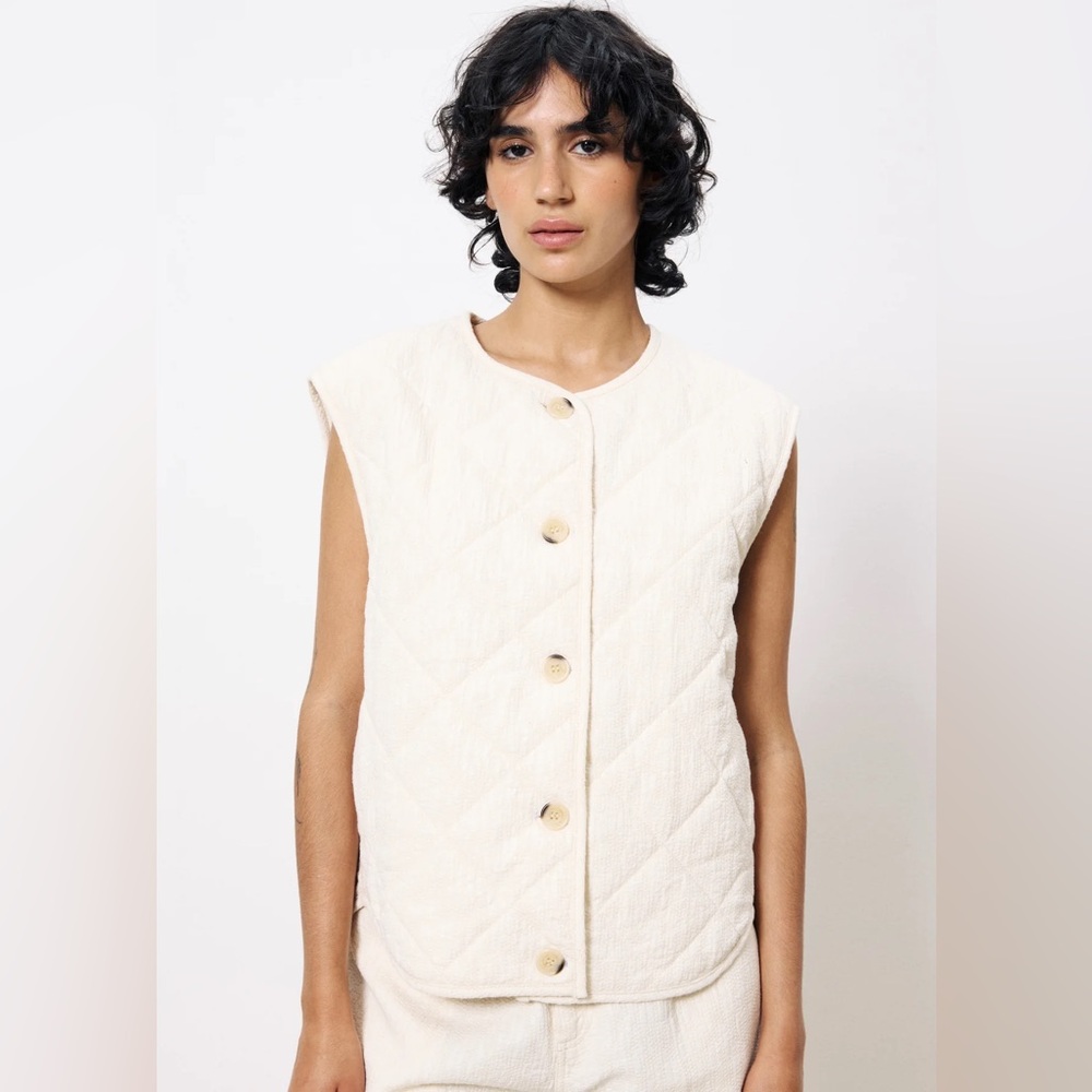 EGLENTINE CREAM CARDIGAN